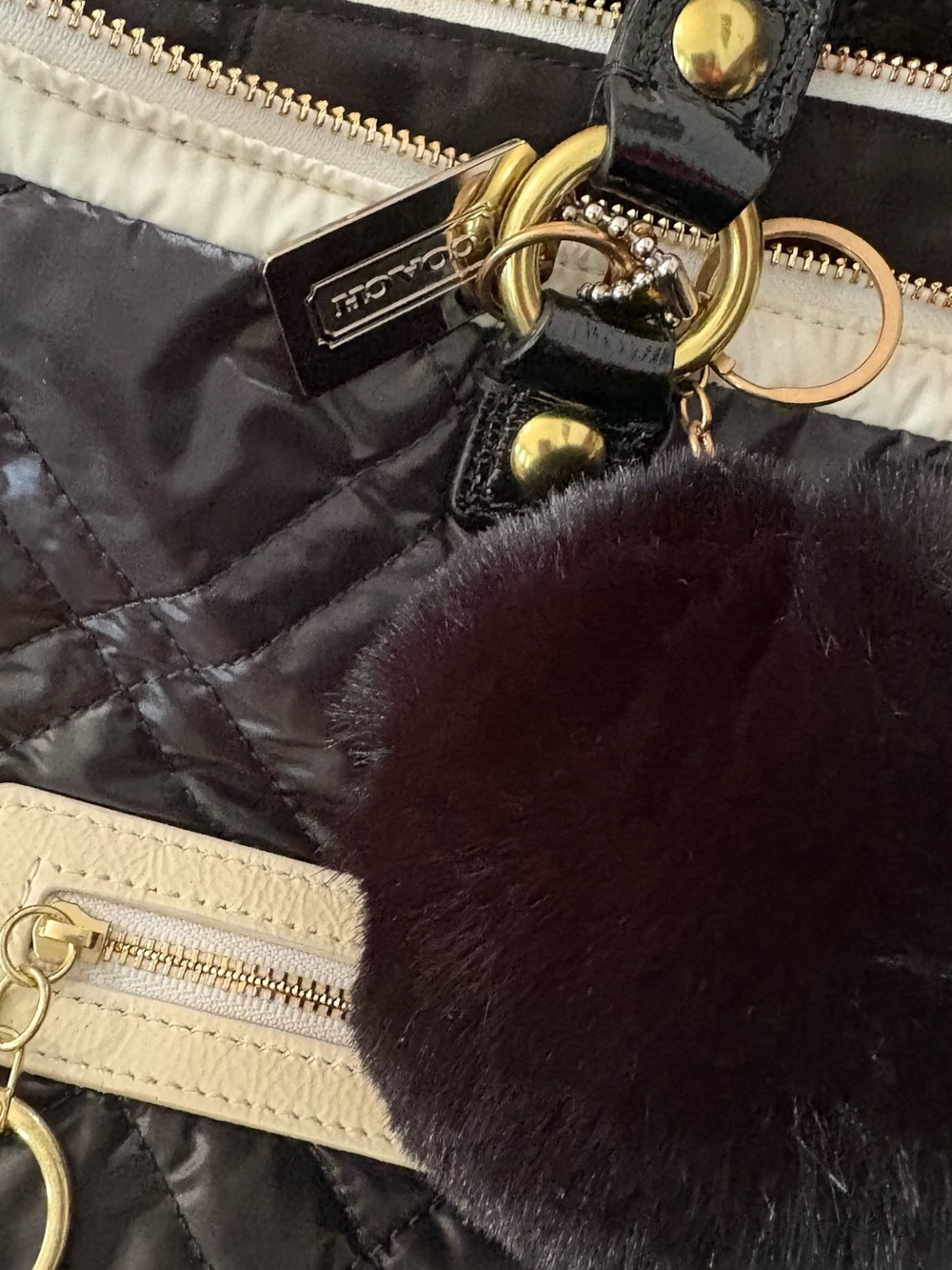 Coach Poppy "Ski Bunny" Quilted Nylon Glam Tote (limited edition) 2010 - Picture 5 of 10